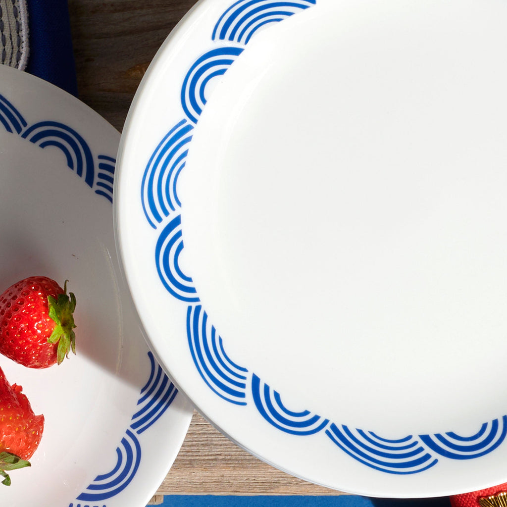 Corelle® Rolling Waves 8.5 Lunch Plate. 6-pack