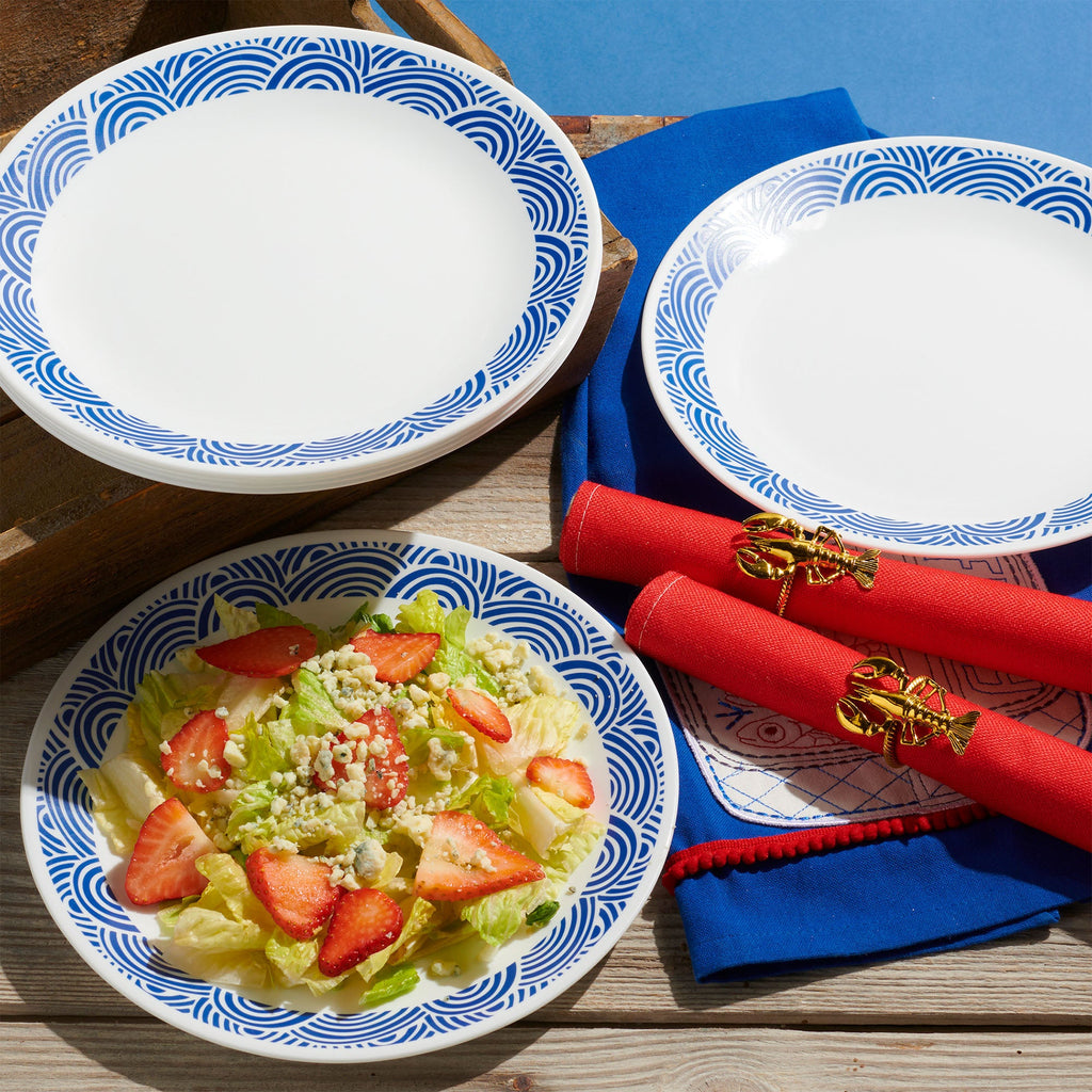 Corelle® Rolling Waves 8.5 Lunch Plate. 6-pack