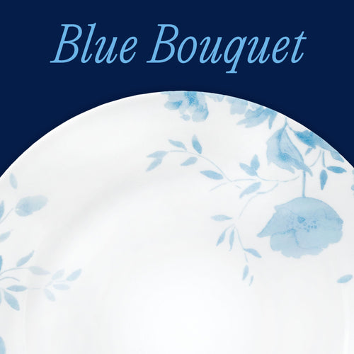 Corelle® Blue Bouquet 18-piece Dinnerware Set. Service for 6