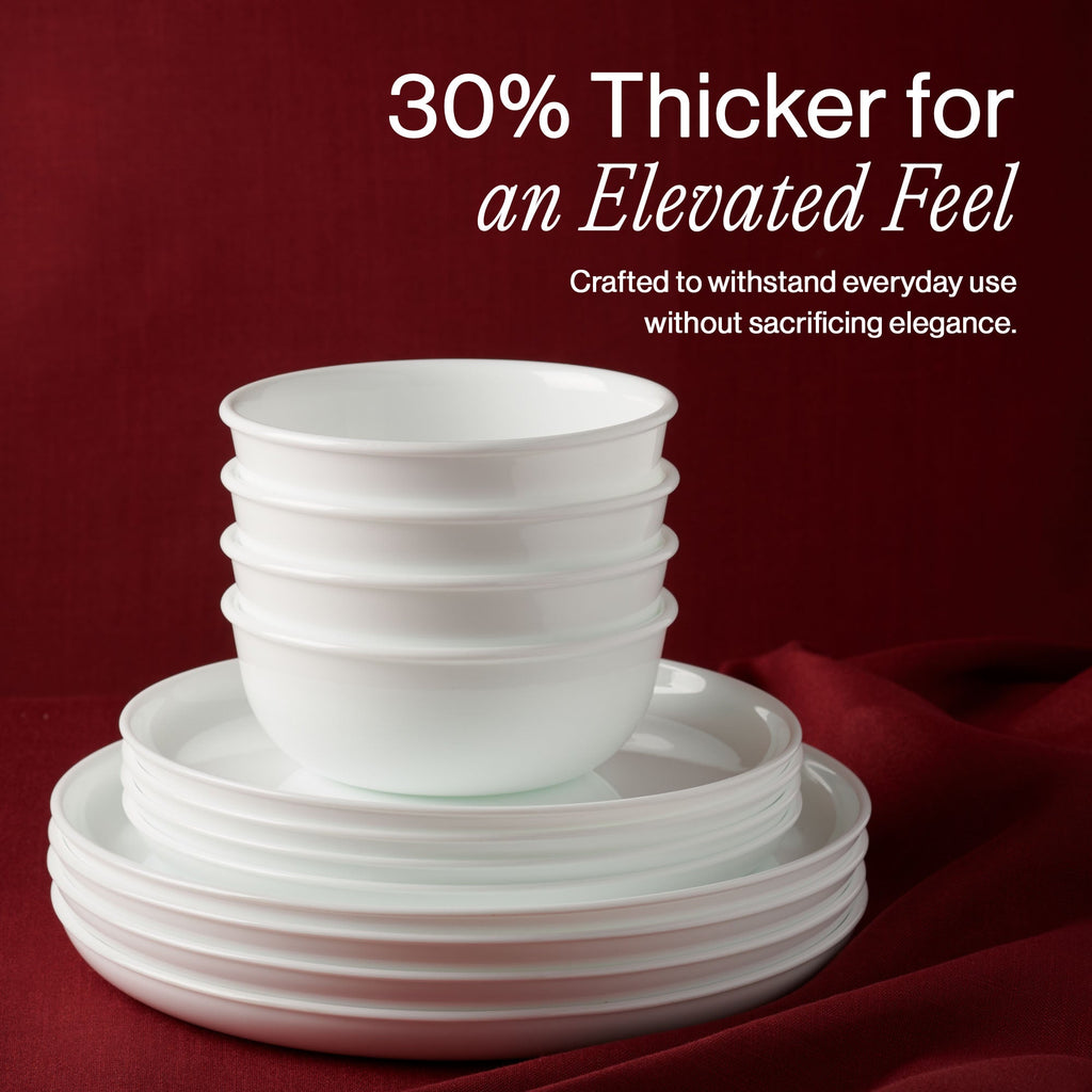 Corelle® Luxe Atlas 18-piece Dinnerware Set. Service for 6
