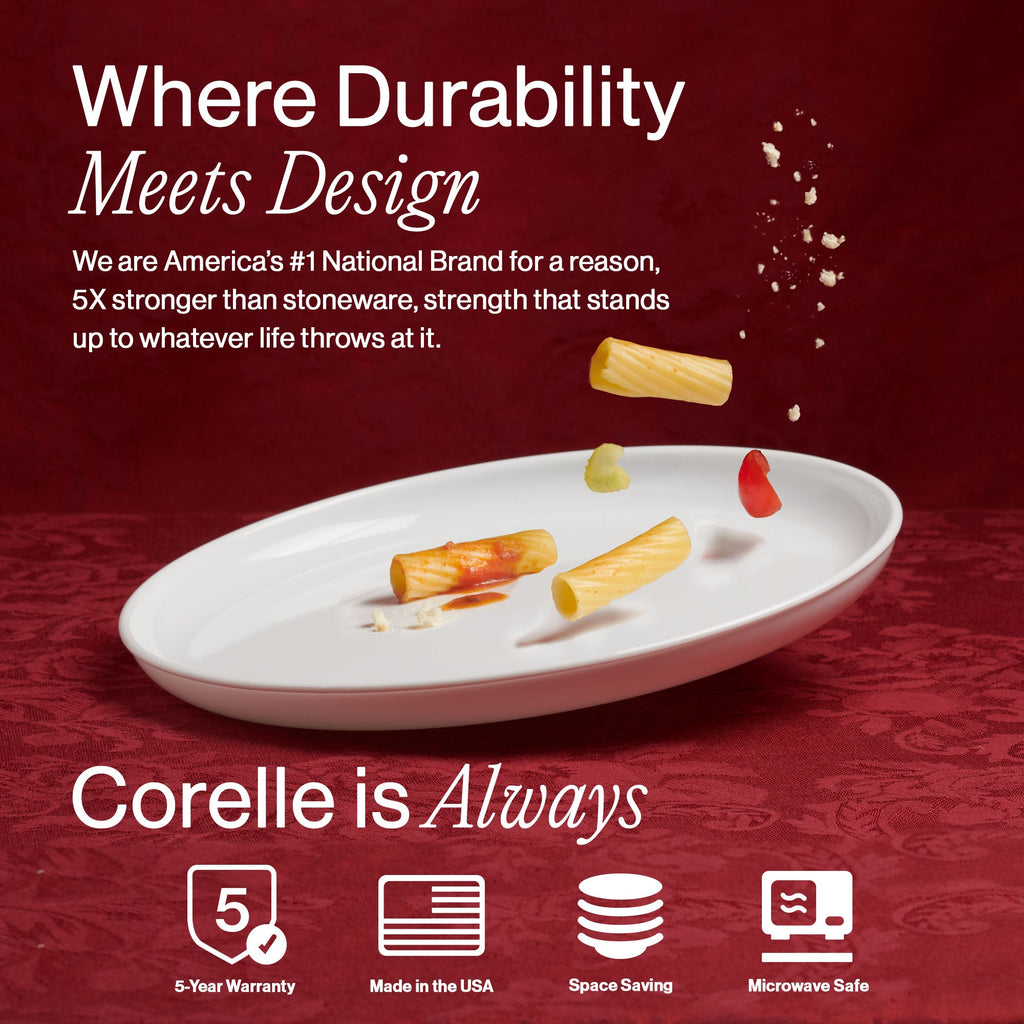 Corelle® Luxe Atlas 18-piece Dinnerware Set. Service for 6